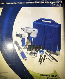 Campbell Hausfeld 62 Piece Air Tool Kit & Storage Case. New in the Box!