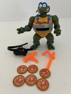Vintage TMNT Pizza Tossin' Leo Teenage Mutant Ninja Turtles Action Works 1993