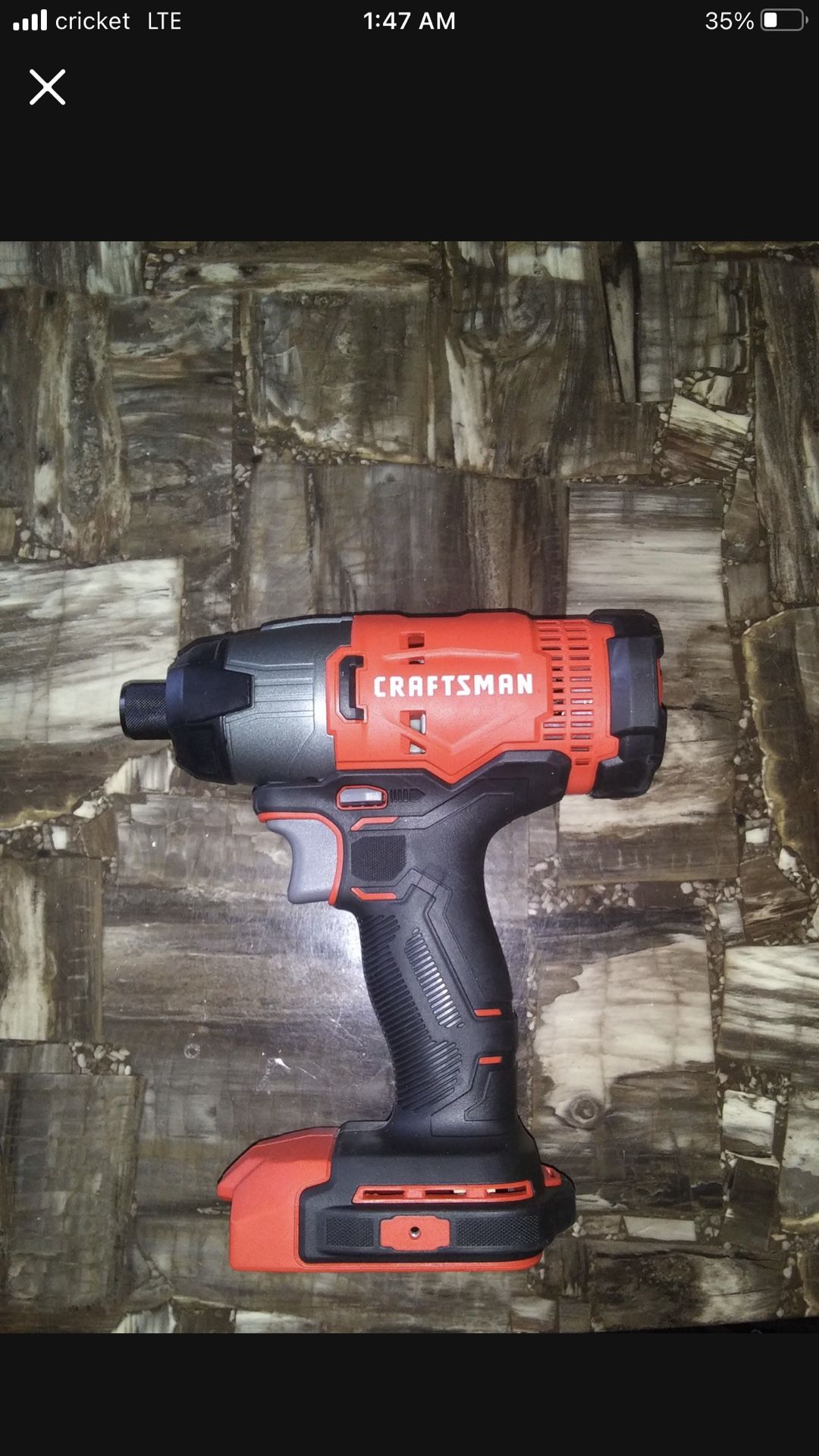 Craftsman 20 Volt Impact Drill (Tool Only) No Battery No Charger
