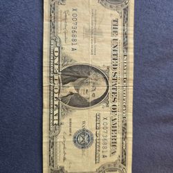 Vintage dollar notes