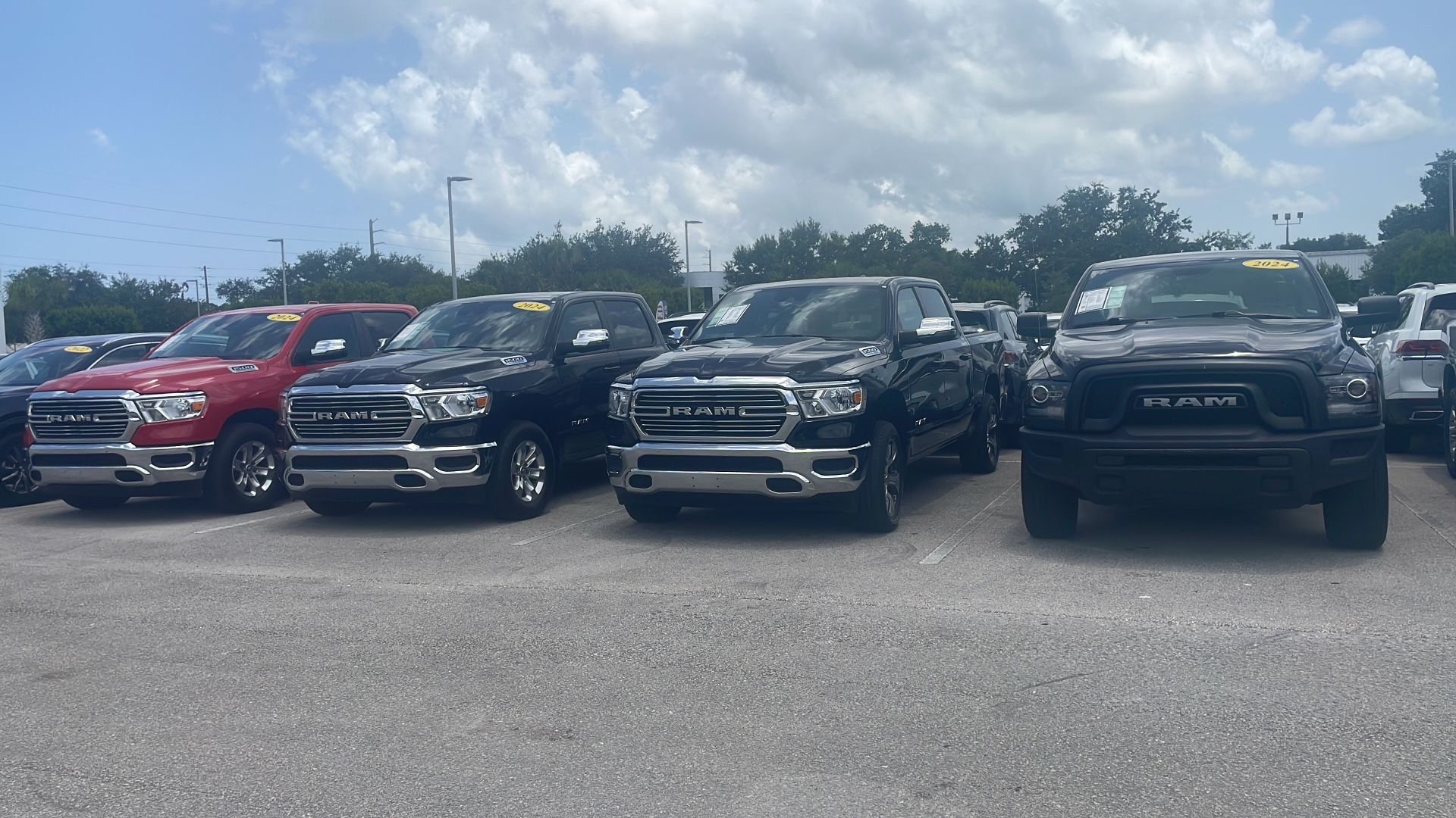 Lots of RAM here at the Volkswagen Store