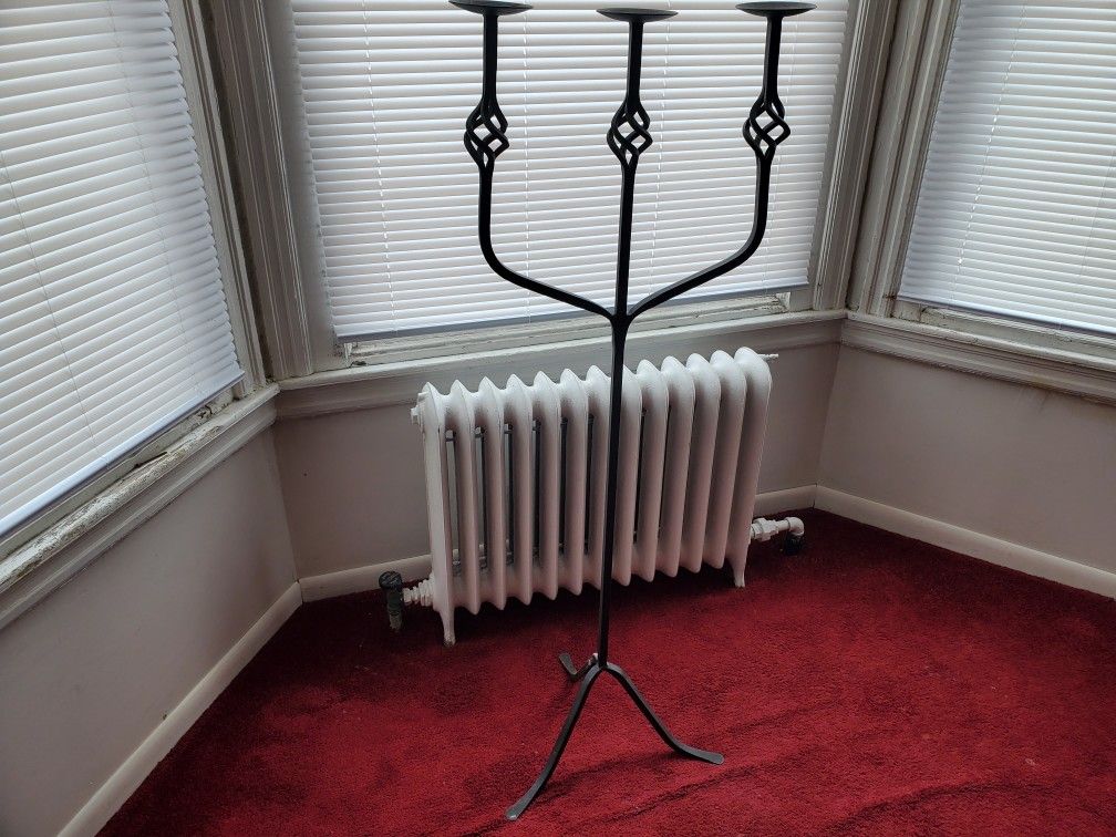 Iron Candle Holder