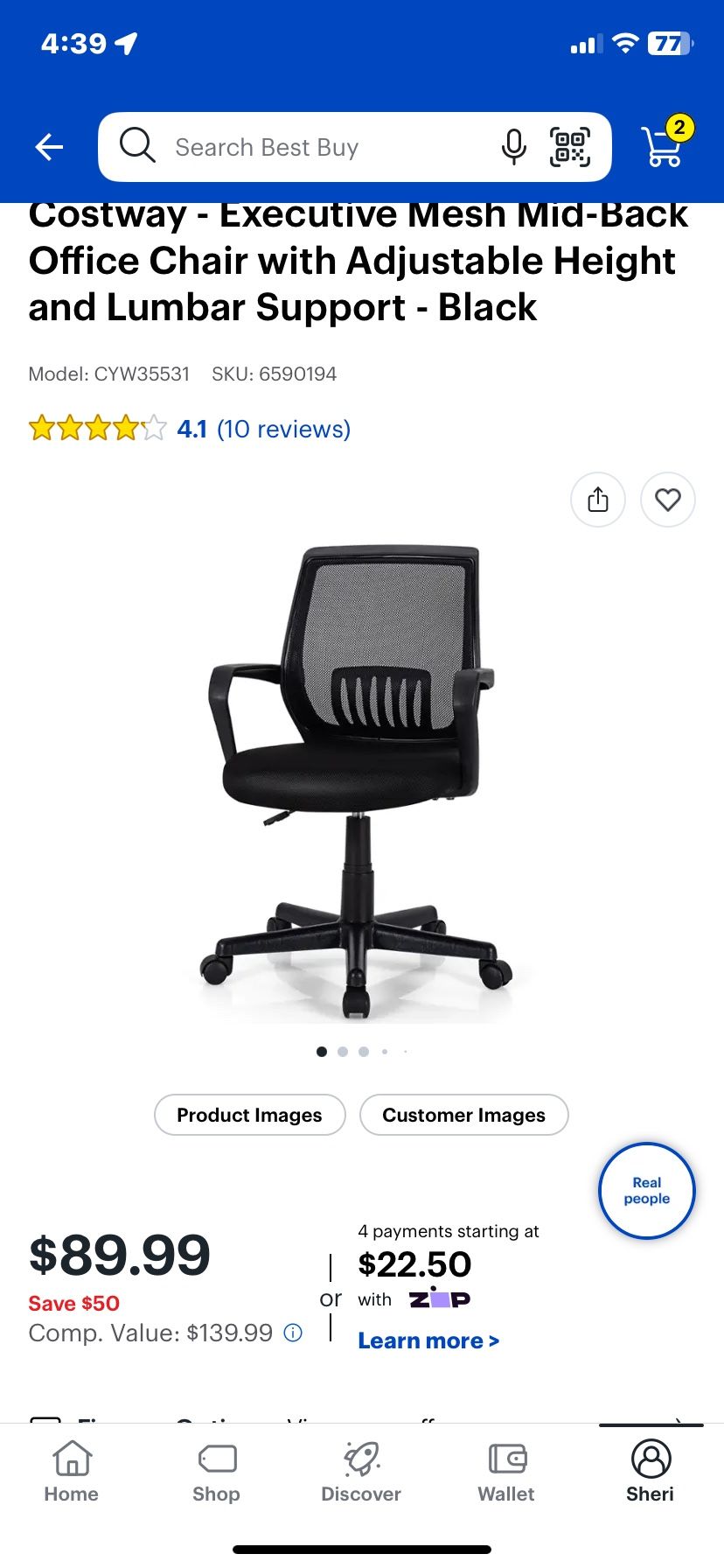 Brand New, Never Opened Executive Mesh-back Office Chair