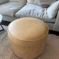 Four Hands Butterscotch Ottoman