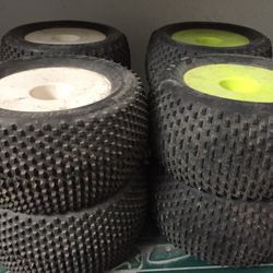 1/8 scale nitro or electric truck RC remote control tire sets