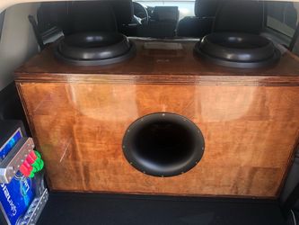 Custom Subwoofer box for 2 sundown audio 12s