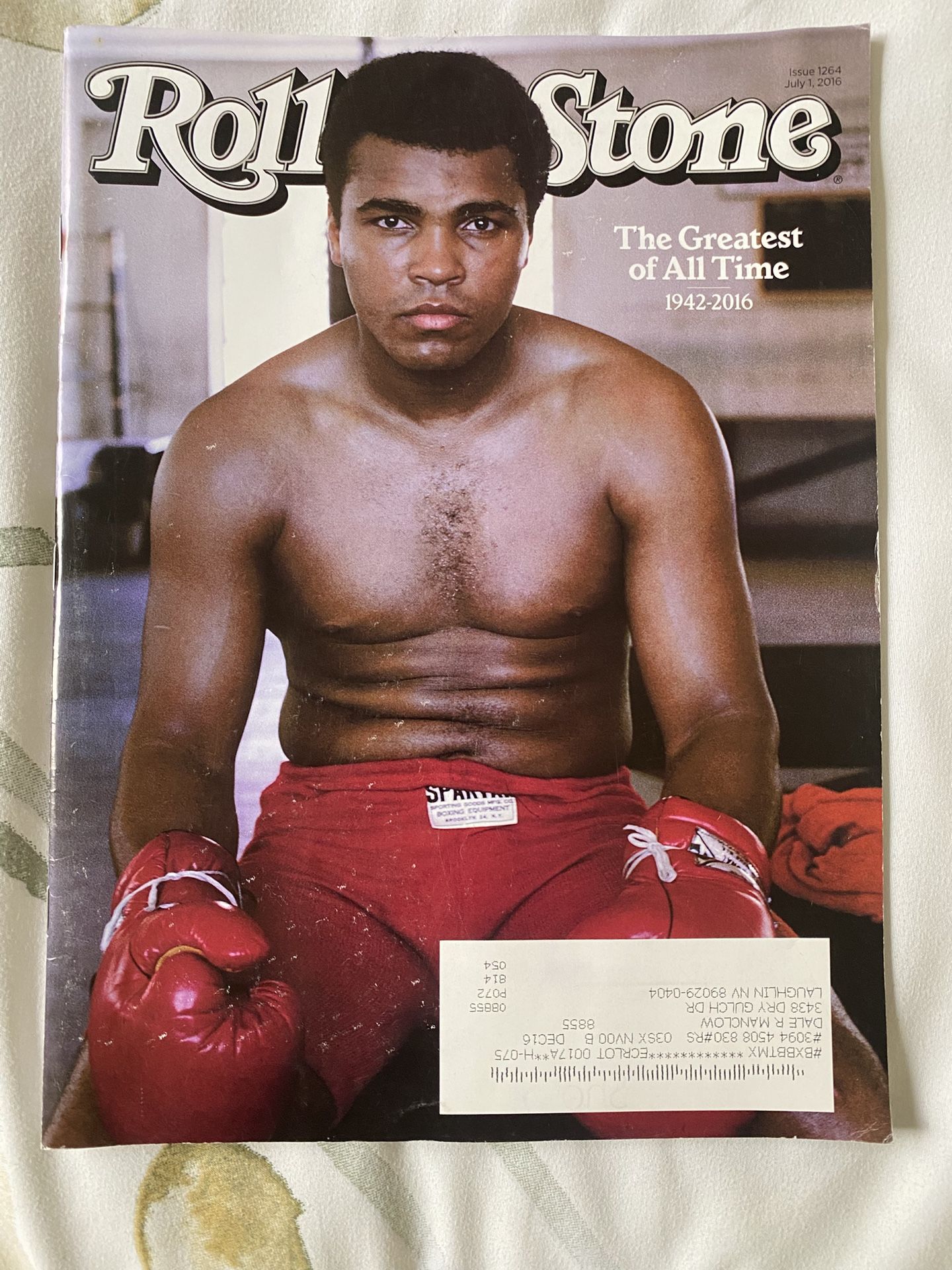 Rolling Stone Magazine Dated July 1,2016 - Muhammad Ali