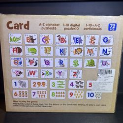 Educational Toy, Alphabet Cards  