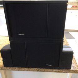 Bose  201 Speaker With Two Small One Works Perfect Very Good Condition