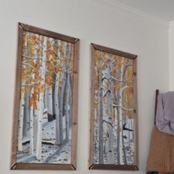 Hand Paintings On Wood