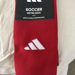 New Red Metro Socks