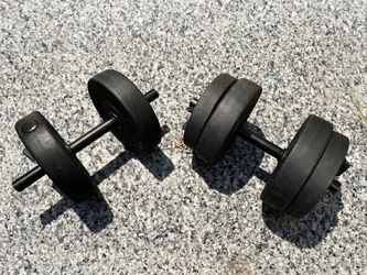 Adjustable Dumbbell Set with Weight Plates
