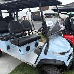 NO TAX! 2025 Voyager Patriot 6-Seater Lifted Street Legal LSV Golf Cart