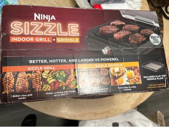 Ninja Sizzle Indoor Grill + Griddle BRAND NEW NEVER OPENED