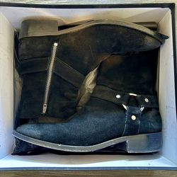 Thursday Black Harness Boots