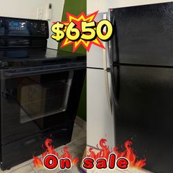 Combo Refrigerator And Stove 