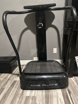 AXIS PLATE VIBRATION PLATFORM  black color.  TECHTONIC CORE