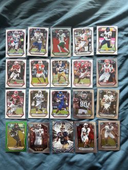 Bowman collage football cards