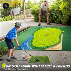 GOLFGURU CHIPPING GAME MAT TOY GOLF