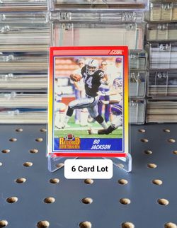 🏈 (6) RB Bo Jackson Cards
