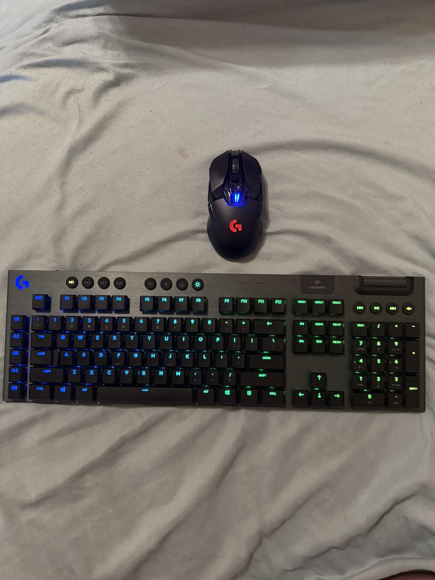 Logitech G915 Wireless Gaming Keyboard And Logitech G903 Wireless Gaming Mouse
