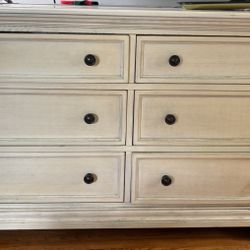 Dresser - Olivia Westwood Design - Brushed White - 6 Drawers