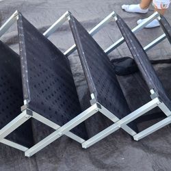 Portable Folding Dog Ramp Stairs Large Dog Steps Pet Ladder for Car Bed 5 Steps