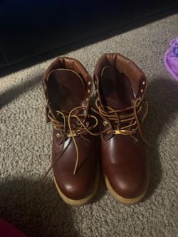 $180 Brand new Tim’s worn once size 13