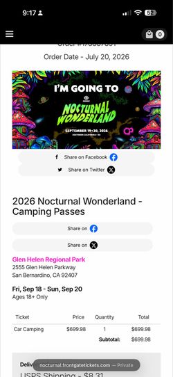 Nocturnal Wonderland Tent Camping