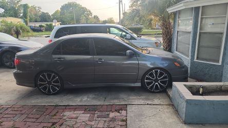 20 inch rims whit tires trade for 15 whit tites.