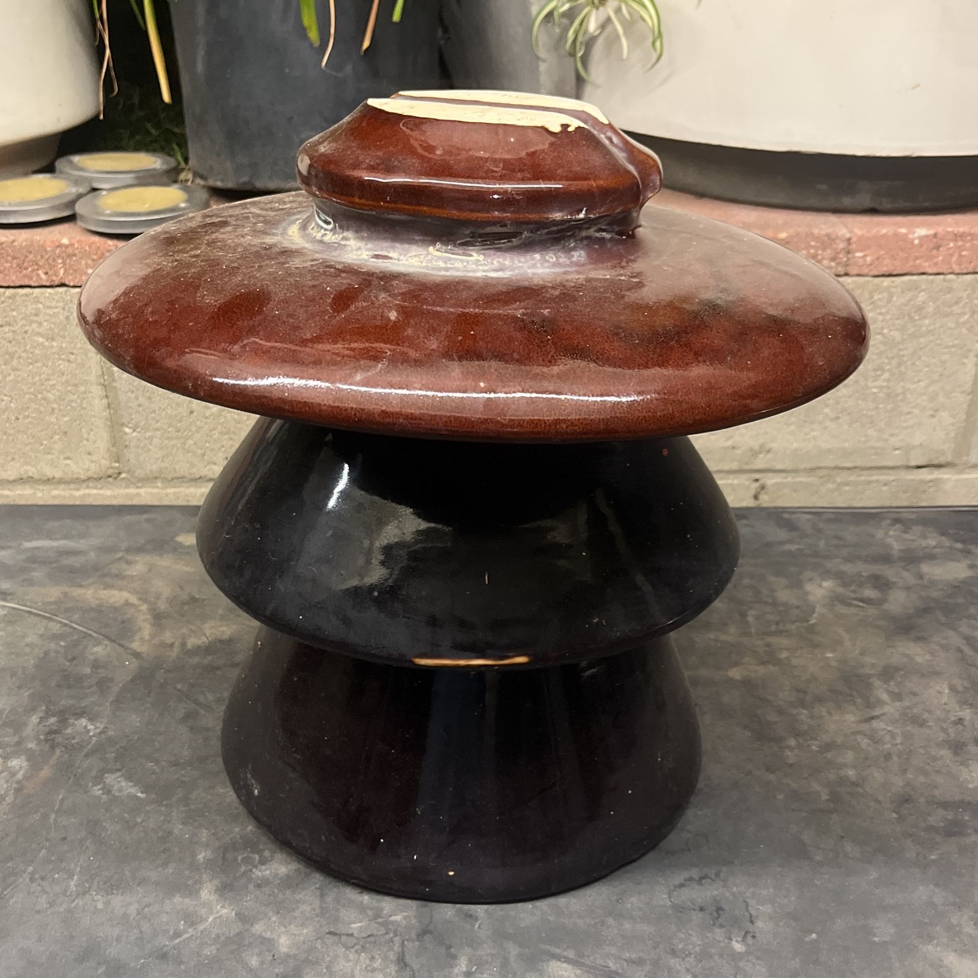 Ceramic pole cap $eight dollars