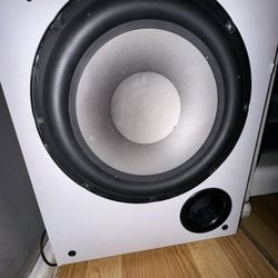 12” Jamo white Powered Subwoofer 