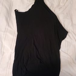 Cute  Black One Shoulder Dress. Size: Large. 