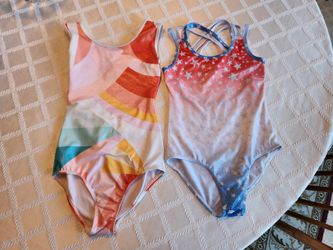 Cute Girls Size 7 To 8 Gymnastics Leotards For Sale