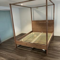 Solid Wood Queen Bed Frame