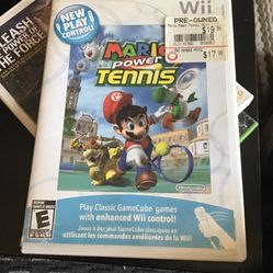 Nintendo Power Tennis Wii U Game In Case