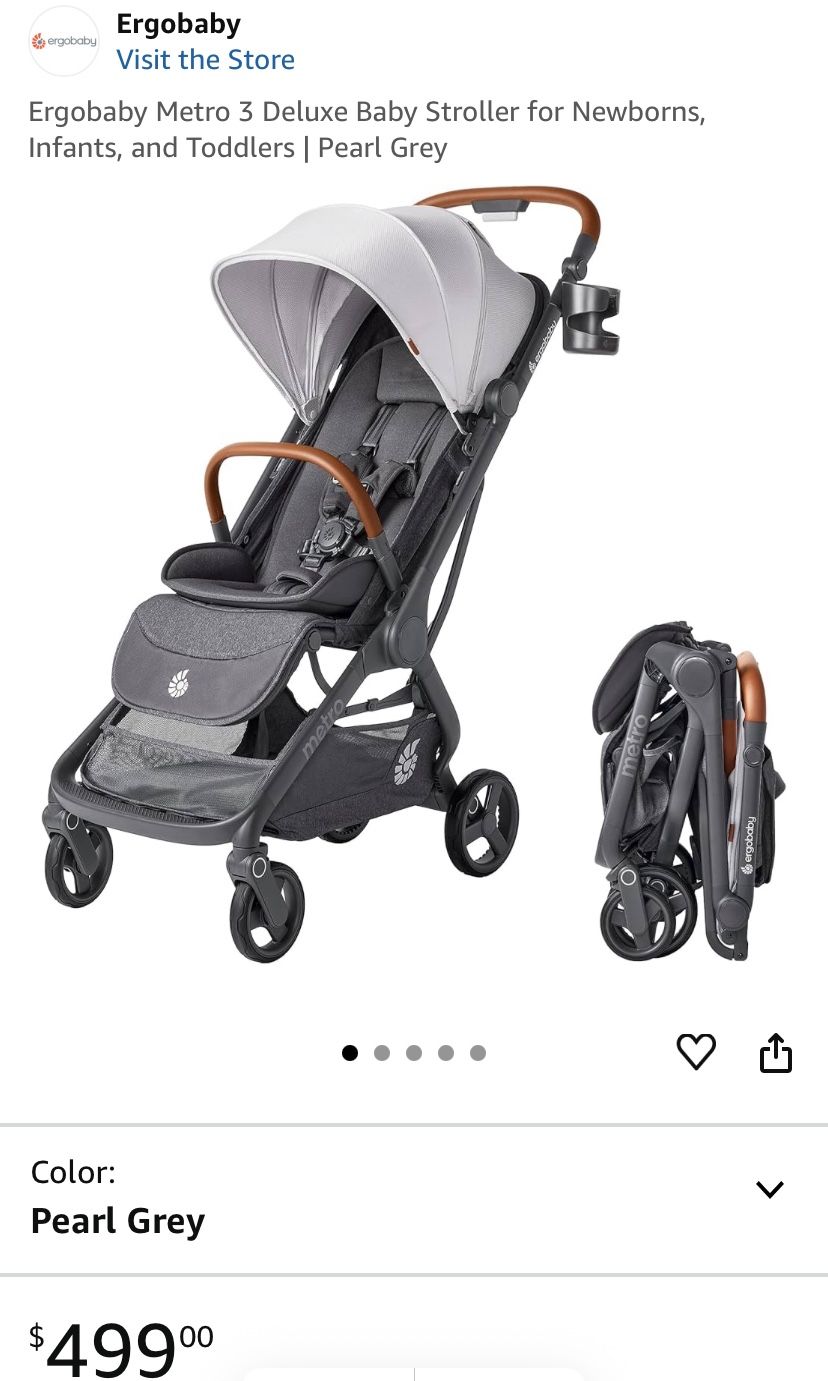 Ergobaby Metro 3 Deluxe Baby Stroller
