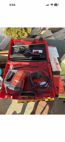 HILTI TE 16-C Hammer Drill  With Case Manual And Extra Drill Bits