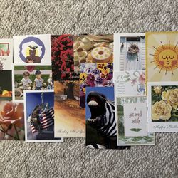 Greeting Card Assortment - Set of 17 Cards/envelopes