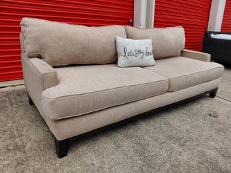 Khaki Couch (delivery available)