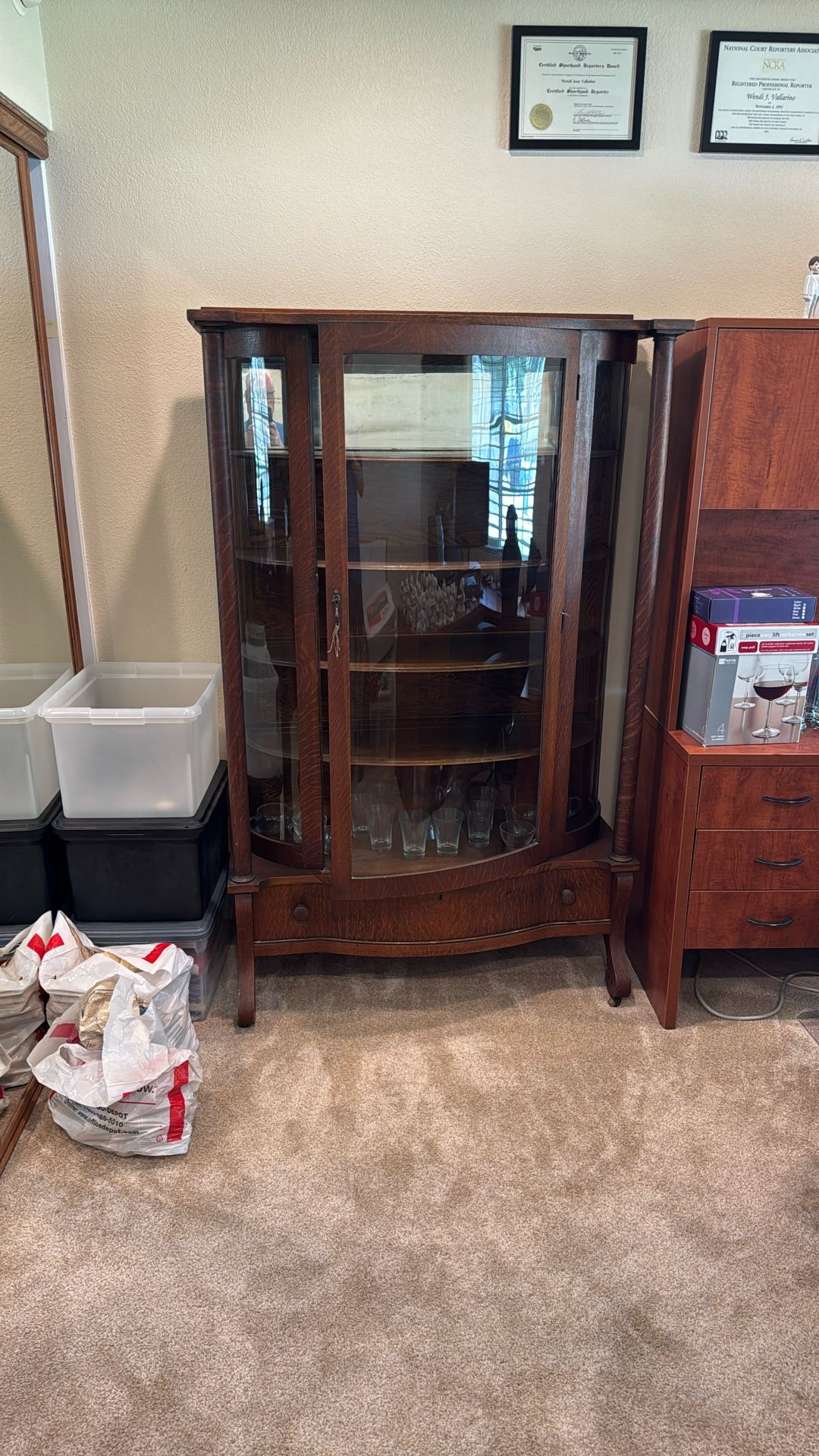 Antique China Cabinet