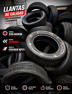 🚨235/60r18 TIRE KUMHO CRUGEN HP71🚨