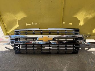 2019-2021 CHEVY SILVERADO GRILLE OEM #2