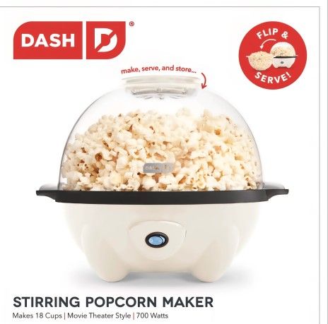 stirring popcorn maker