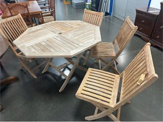 Teak Wood Outdoor Table Set