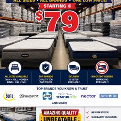 🔥 MATTRESS SALE – Starting at ONLY $79! 🔥