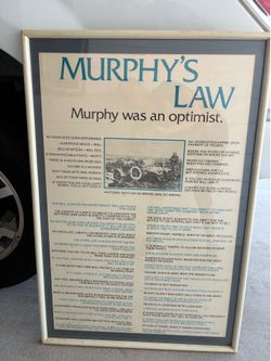 Picture of Murphy’s Law
