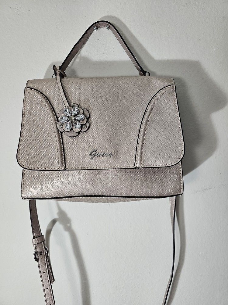 Rose Gold Guess Bag
