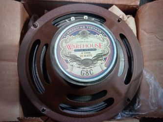 WGS 8" G8C 20 Watt 4 ohm Warehouse Guitar Speaker