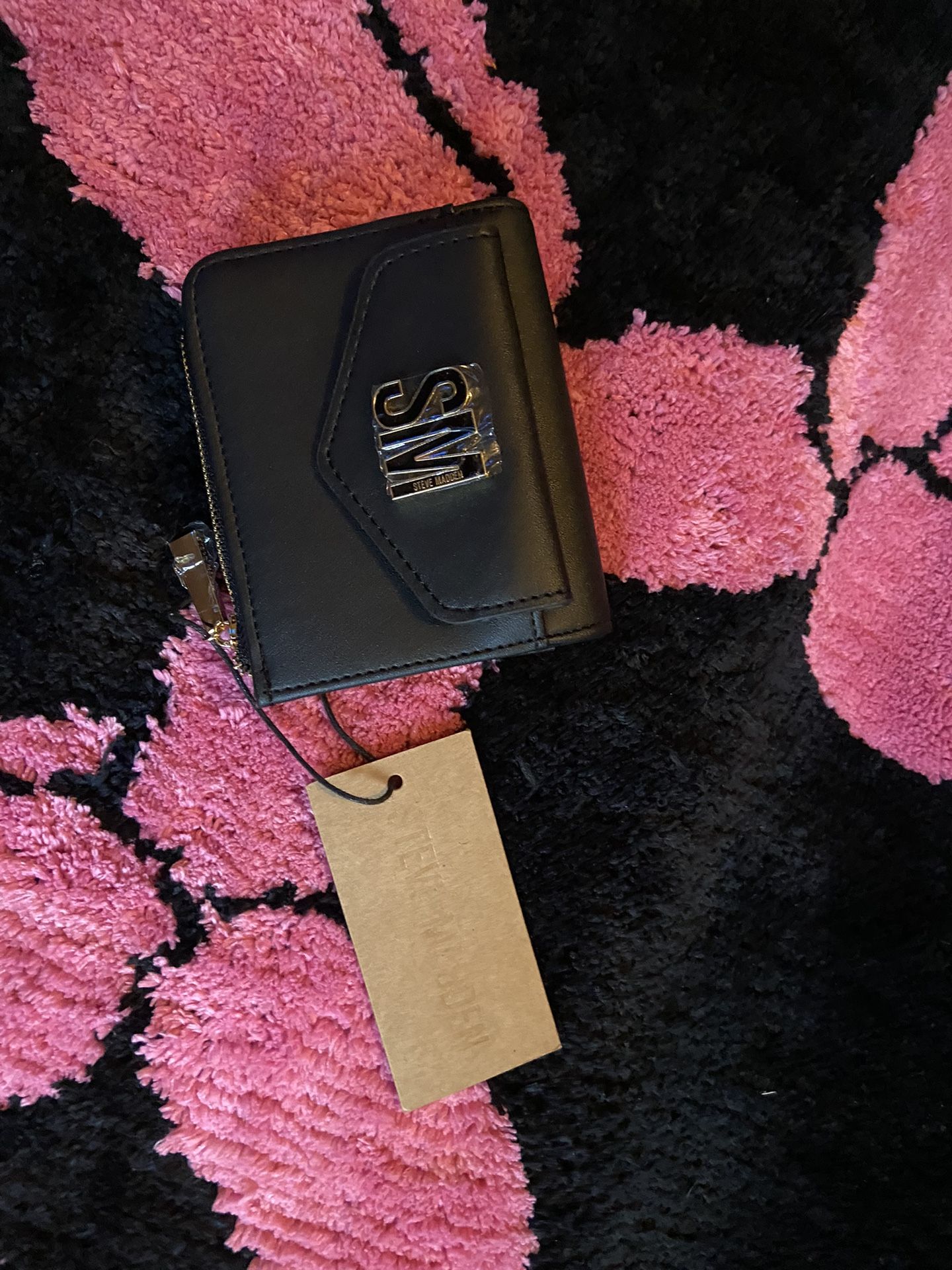 Authentic Steve Madden Black Small Wallet